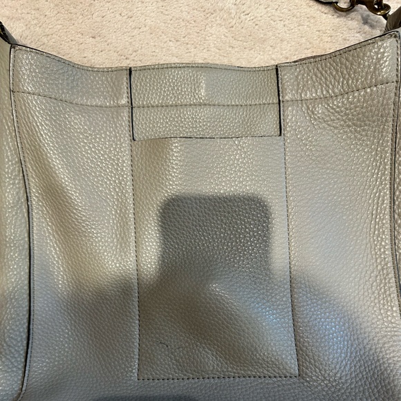 Rebecca Minkoff Designer Leather Grey Purse Beautiful Shoulder Bag with Studs - Picture 8 of 10